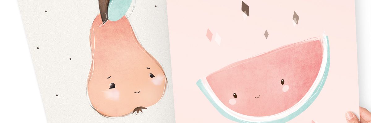 Very Peary Børneplakat fra PRIK og STREG