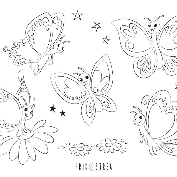 gratis downloads malebogsside PRIK og STREG