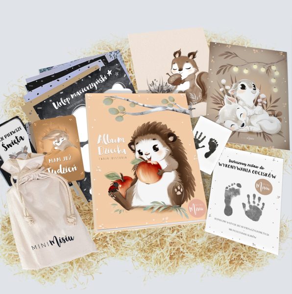 album_dziecka_zestaw_prezentowy_jeż