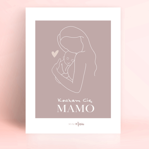 Plakat KOCHAM CIĘ MAMO