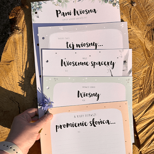 Dodatkowe strony Wiosna | Album Dziecka